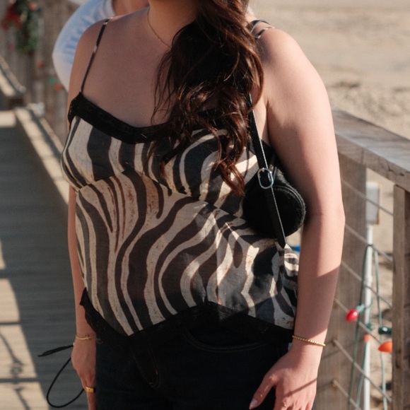 Reformation Felix Top Brown - Size 12 - Picture 3 of 3